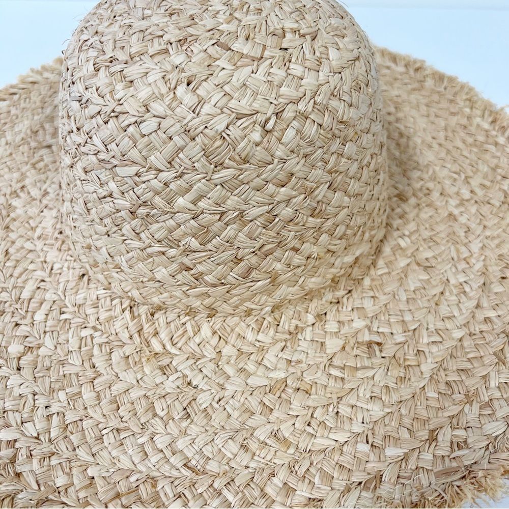 Stoney Clover Lane Raffia Floppy Sun Hat - Picture 2 of 5